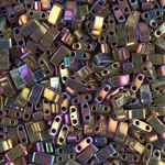 5 Grams HTL-188 MR Purple Gold Miyuki Half Tila Beads