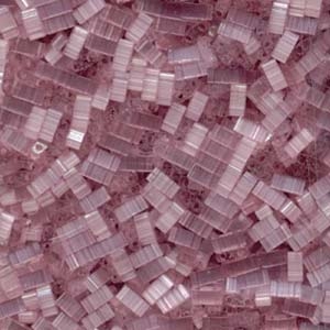 5 Grams HTL-2597  Miyuki Silk Pale Dusty Rose Half Tila Beads