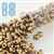 [ 2-1-F-6 ] INF36-00030-90215 - Infinity Beads 3x6mm - Luster Gold - 8 Gram Tube (approx 100 pcs)