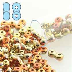 INF36-23980-98542 - Infinity Beads 3x6mm - California Gold Rush - 8 Gram Tube (approx 100 pcs)
