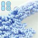 INF36-25014 - Infinity Beads 3x6mm - Pastel Light Sapphire - 8 Gram Tube (approx 100 pcs)
