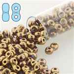 INF48-00030-90215 - Infinity Beads 4x8mm - Luster Gold - 7.5 Gram Tube (approx 90 pcs)