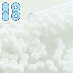 INF48-03000 - Infinity Beads 4x8mm - Chalk - 7.5 Gram Tube (approx 90 pcs)