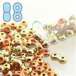 INF48-23980-98542 - Infinity Beads 4x8mm - California Gold Rush - 7.5 Gram Tube (approx 90 pcs)