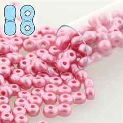 INF48-25008 - Infinity Beads 4x8mm - Pastel Pink - 7.5 Gram Tube (approx 90 pcs)