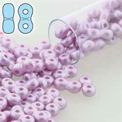 INF48-25011 - Infinity Beads 4x8mm - Pastel Light Rose - 7.5 Gram Tube (approx 90 pcs)