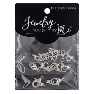 Assorted Silver Lobster Clasp Package - 15 Clasps