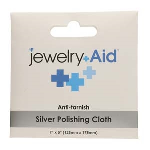 Jewelry + Aid Anti-Tarnish Silver Polishing Cloth