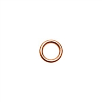 6mm Round  20 Gauge Jump Rings - Copper Plated - 1 Gross(144) per Bag
