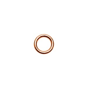 6mm Round  20 Gauge Jump Rings - Copper Plated - 1 Gross(144) per Bag