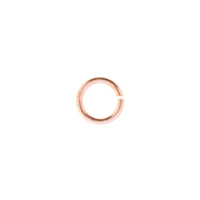 6mm Round  20 Gauge Jump Rings - Rose Gold Plated - 1 Gross(144) per Bag