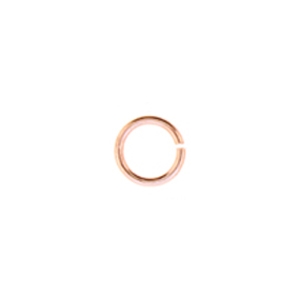 6mm Round  20 Gauge Jump Rings - Rose Gold Plated - 1 Gross(144) per Bag