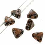 Kheops par Puca : KHP06-023980-45703 - Tweedy Copper - 25 Beads