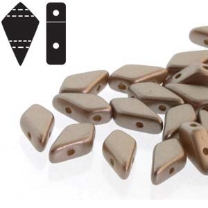 Czech Kite Beads : 9x5mm - KT9525005 - Pastel Light Brown - 25 Count