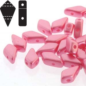 Czech Kite Beads : 9x5mm - KT9525008 - Pastel Pink - 25 Count