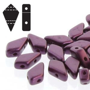 Czech Kite Beads : 9x5mm - KT9525032 - Pastel Bordeaux - 25 Count