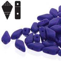 [ 4-2-B-1 ] Czech Kite Beads : 9x5mm - KT9533050 - Royal Blue - 25 Count