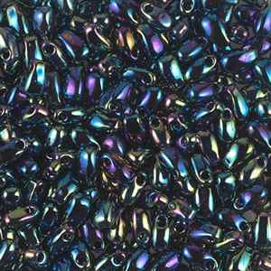 [ 3-1-B-T ] Miyuki Long Drop 3x5.5mm - LDP-455 - MR Blue Iris - 10 Grams