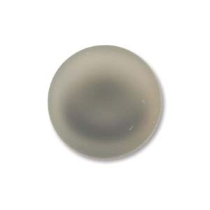 Lunasoft Cabochon - 14mm Round - Grey - Sold Individually