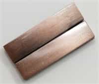 Magnetic Clasp - Old Copper Bar - 38x18mm