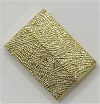 Magnetic Clasp - Small Etched Gold - 31x22mm