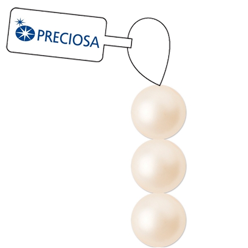 Preciosa Maxima 4mm Pearl - Cream Rose - 31 Pearls per Strand