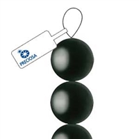 Preciosa Maxima 6mm Pearl - Black - 21 Pearls per Strand
