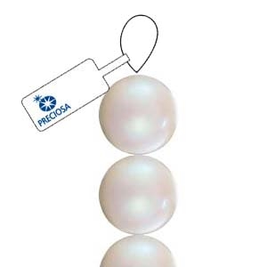 Preciosa Maxima 6mm Pearl - Pearlescent White - 21 Pearls per Strand