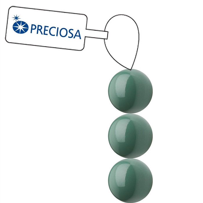 Preciosa Maxima 6mm Pearl - Sage - 21 Pearls per Strand