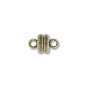 MGN06ABP - Magnetic Clasp 6mm Antique Brass Plate