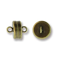 MGN12ABP - Magnetic Clasp 8mm Antique Brass Plate