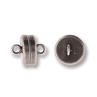 MGN12ASP - Magnetic Clasp 8mm Antique Silver Plate