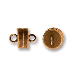 MGN13ACP - Magnetic Clasp 7mm Antique Copper Plate