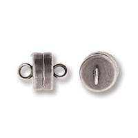 MGN13ASP - Magnetic Clasp 7mm Antique Silver Plate
