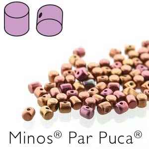 MinosÂ® par PucaÂ® : MNS253-00030-01620 - Yellow Gold Metallic Iris - 4 Grams - Approx 90-95 Beads