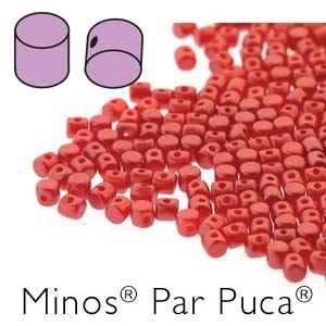 MinosÂ® par PucaÂ® : MNS253-02010-25010 - Pastel Dark Coral - 4 Grams - Approx 90-95 Beads