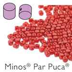 MinosÂ® par PucaÂ® : MNS253-02010-25010 - Pastel Dark Coral - 4 Grams - Approx 90-95 Beads