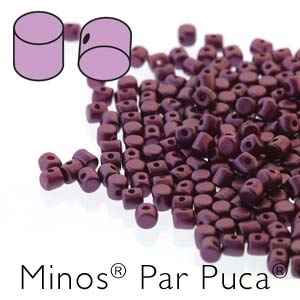 MinosÂ® par PucaÂ® : MNS253-02010-25032 - Pastel Bordeaux - 4 Grams - Approx 90-95 Beads