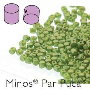 MinosÂ® par PucaÂ® : MNS253-02010-25034 - Pastel Olivine - 4 Grams - Approx 90-95 Beads