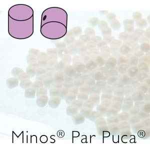 Minos par Puca : MNS253-03000 - Opauqe White - 4 Grams - Approx 90-95 Beads