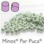 MinosÂ® par PucaÂ® : MNS253-03000-14457 - Opaque Light Green Luster - 4 Grams - Approx 90-95 Beads