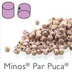 MinosÂ® par PucaÂ® : MNS253-03000-15695 - Opaque Rose/Gold Ceramic Mix - 4 Grams - Approx 90-95 Beads