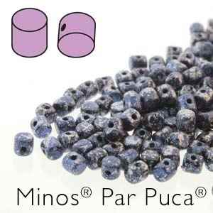 Minos par Puca : MNS253-23980-45706 - Tweedy Blue - 4 Grams - Approx 95-100 Beads
