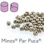 Minos par Puca : MNS253-23980-79080 - Matte Metallic Beige - 4 Grams - Approx 95-100 Beads