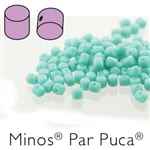 MinosÂ® par PucaÂ® : MNS253-63130 - Opaque Green Turquoise - 4 Grams - Approx 90-95 Beads