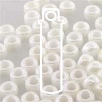 MTB08-03000-14400 - Matubo 8/0 Chalk White Luster - Approx 8 Gram Tube