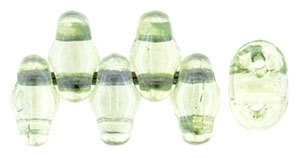 [ OR ] MiniDuo-14457 - MiniDuo 2/4mm : Luster - Prairie Green - 25 Count
