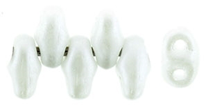 MiniDuo-25001 - MiniDuo 2/4mm : Pearl Coat - Snow - 25 Count