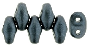 MiniDuo-25037 - MiniDuo 2x4mm : Pearl Coat - Charcoal - 25 Count