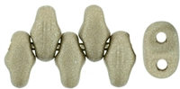 MiniDuo-29416 - MiniDuo 2x4mm : Satin Metallic Khaki - 25 Count